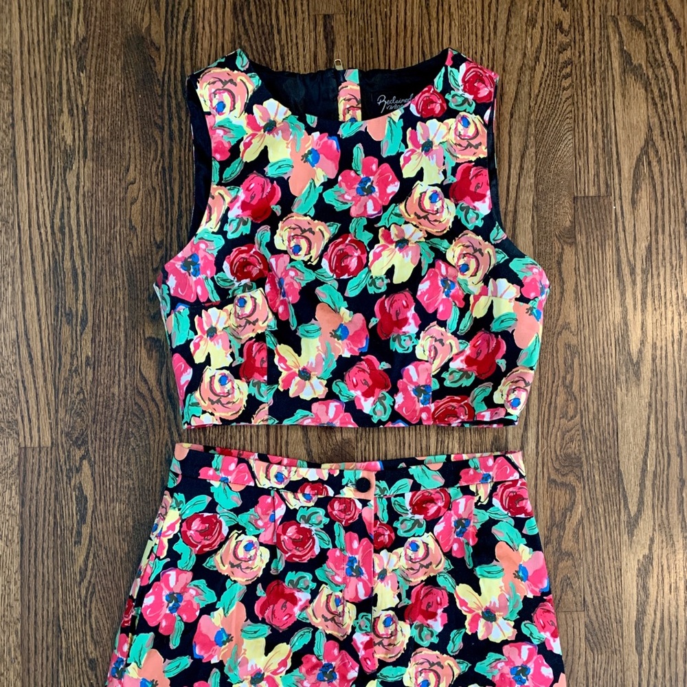ASOS Reclaimed Vintage Floral Tank & Shorts Set